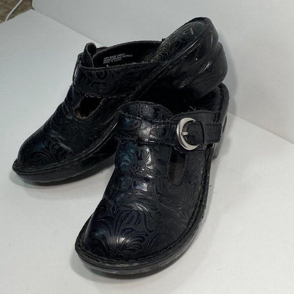 BOC Born Concepts Black Floral Buckle Backless - Picture 4 of 10